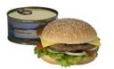 le hamburger en boite de conserve